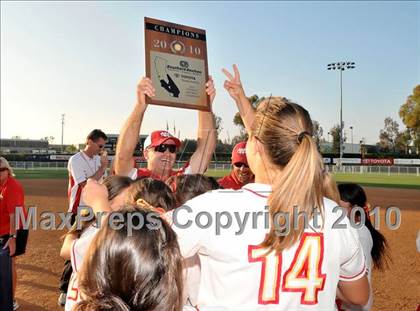 Thumbnail 3 in Whittier Christian vs. South Hills (CIF SS D5 Final) photogallery.