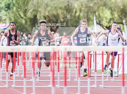 Thumbnail 2 in AIA Track & Field Preliminaries (Boys 100/110 Meter Hurdles) photogallery.