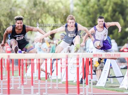 Thumbnail 3 in AIA Track & Field Preliminaries (Boys 100/110 Meter Hurdles) photogallery.