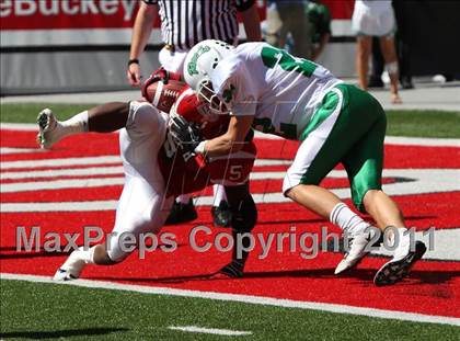Thumbnail 2 in Dublin Coffman vs. Westerville South (Kirk Herbstreit National Kickoff Classic) photogallery.