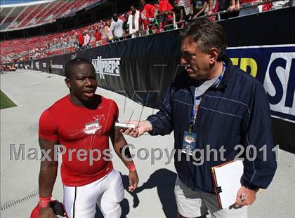 Thumbnail 1 in Dublin Coffman vs. Westerville South (Kirk Herbstreit National Kickoff Classic) photogallery.