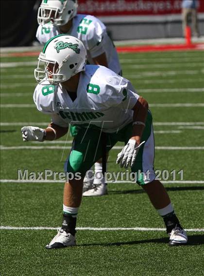Thumbnail 1 in Dublin Coffman vs. Westerville South (Kirk Herbstreit National Kickoff Classic) photogallery.