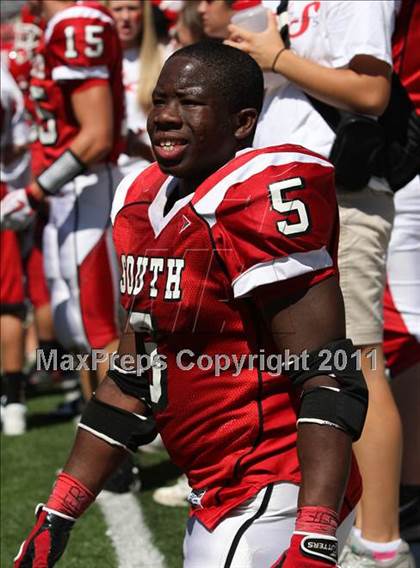 Thumbnail 1 in Dublin Coffman vs. Westerville South (Kirk Herbstreit National Kickoff Classic) photogallery.