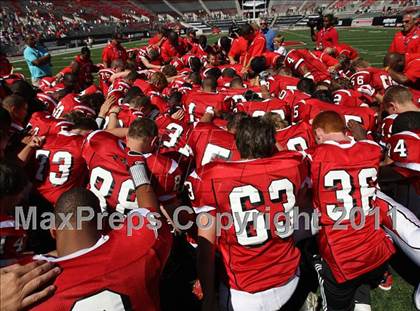 Thumbnail 2 in Dublin Coffman vs. Westerville South (Kirk Herbstreit National Kickoff Classic) photogallery.