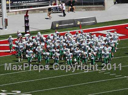 Thumbnail 1 in Dublin Coffman vs. Westerville South (Kirk Herbstreit National Kickoff Classic) photogallery.