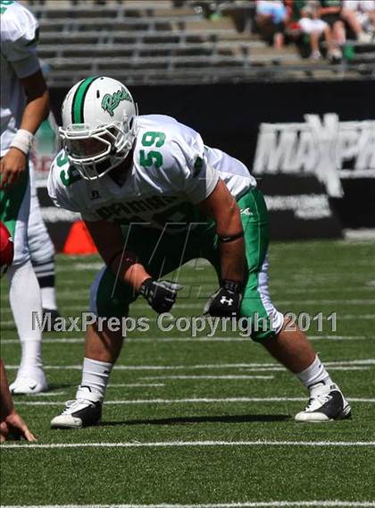 Thumbnail 2 in Dublin Coffman vs. Westerville South (Kirk Herbstreit National Kickoff Classic) photogallery.