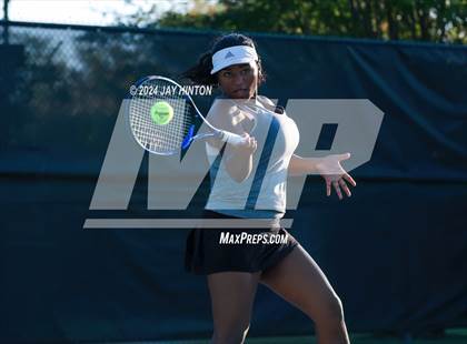 Thumbnail 3 in Sharyland vs Wylie (UIL 5A Tennis Semifinal) photogallery.