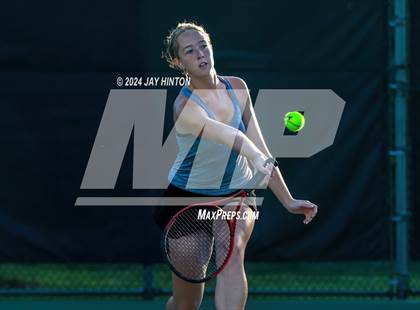 Thumbnail 3 in Sharyland vs Wylie (UIL 5A Tennis Semifinal) photogallery.