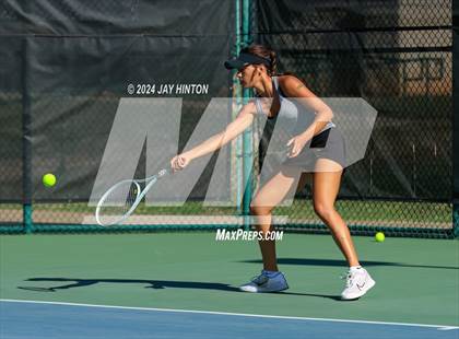 Thumbnail 2 in Sharyland vs Wylie (UIL 5A Tennis Semifinal) photogallery.