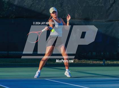 Thumbnail 3 in Sharyland vs Wylie (UIL 5A Tennis Semifinal) photogallery.