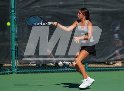 Thumbnail 3 in Sharyland vs Wylie (UIL 5A Tennis Semifinal) photogallery.