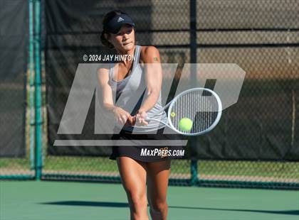 Thumbnail 3 in Sharyland vs Wylie (UIL 5A Tennis Semifinal) photogallery.