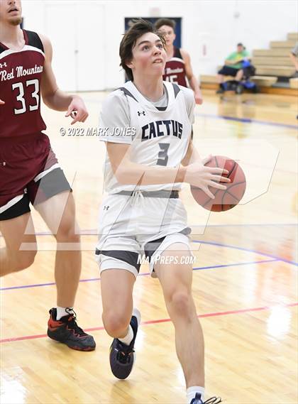 Thumbnail 3 in Cactus Shadows vs. Red Mountain (Beyond Basketball Thanksgiving Tournament) photogallery.