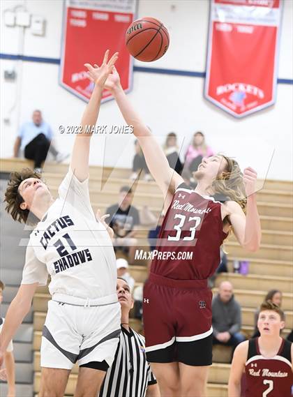 Thumbnail 2 in Cactus Shadows vs. Red Mountain (Beyond Basketball Thanksgiving Tournament) photogallery.
