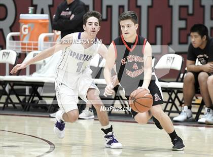 Thumbnail 3 in Spring Creek vs St. Thomas Aquinas - Canada (Rancho Mirage Holiday Invitational) photogallery.