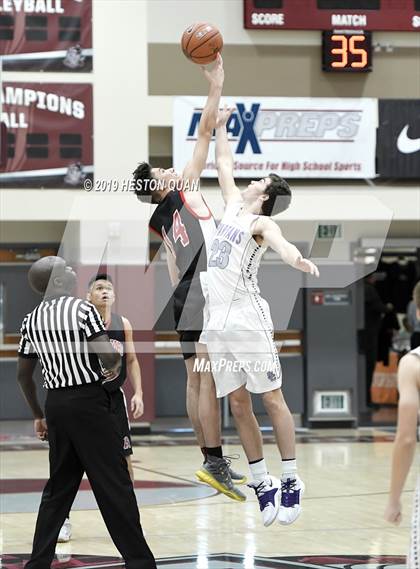 Thumbnail 3 in Spring Creek vs St. Thomas Aquinas - Canada (Rancho Mirage Holiday Invitational) photogallery.