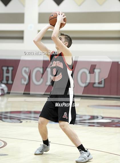 Thumbnail 2 in Spring Creek vs St. Thomas Aquinas - Canada (Rancho Mirage Holiday Invitational) photogallery.