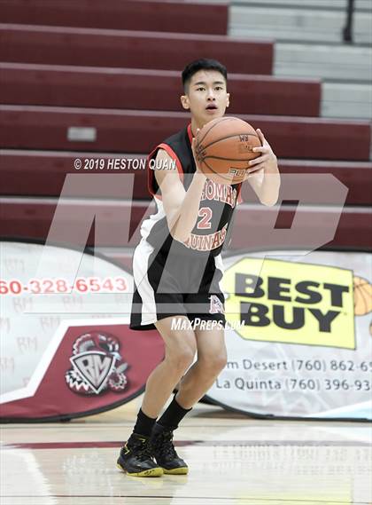 Thumbnail 3 in Spring Creek vs St. Thomas Aquinas - Canada (Rancho Mirage Holiday Invitational) photogallery.