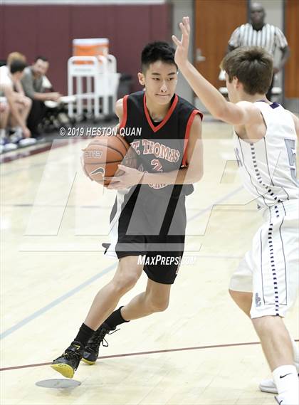 Thumbnail 2 in Spring Creek vs St. Thomas Aquinas - Canada (Rancho Mirage Holiday Invitational) photogallery.
