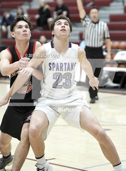Thumbnail 2 in Spring Creek vs St. Thomas Aquinas - Canada (Rancho Mirage Holiday Invitational) photogallery.