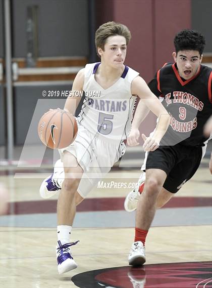 Thumbnail 1 in Spring Creek vs St. Thomas Aquinas - Canada (Rancho Mirage Holiday Invitational) photogallery.