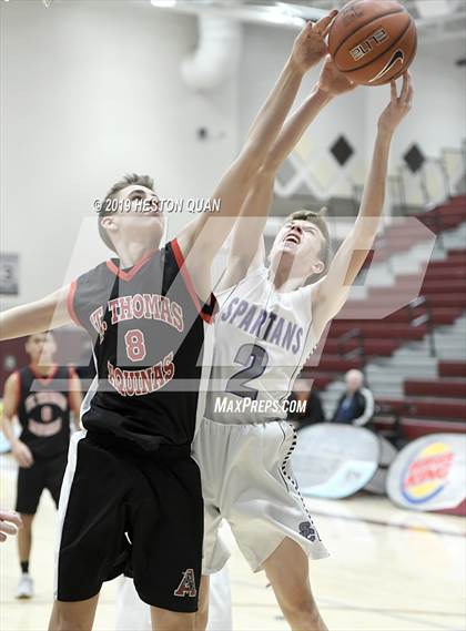 Thumbnail 1 in Spring Creek vs St. Thomas Aquinas - Canada (Rancho Mirage Holiday Invitational) photogallery.