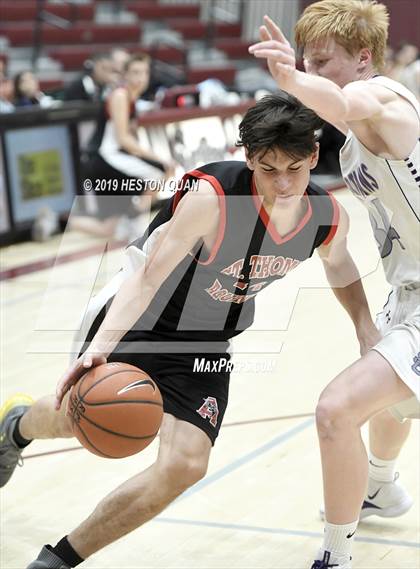 Thumbnail 1 in Spring Creek vs St. Thomas Aquinas - Canada (Rancho Mirage Holiday Invitational) photogallery.