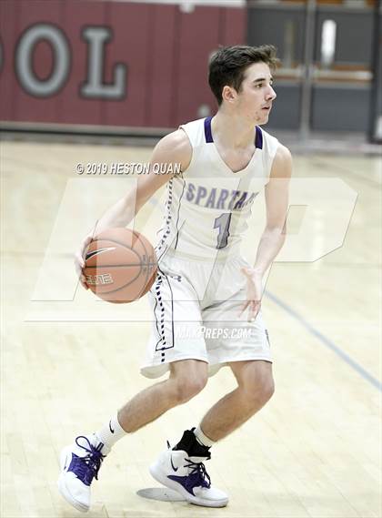 Thumbnail 2 in Spring Creek vs St. Thomas Aquinas - Canada (Rancho Mirage Holiday Invitational) photogallery.