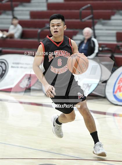 Thumbnail 2 in Spring Creek vs St. Thomas Aquinas - Canada (Rancho Mirage Holiday Invitational) photogallery.