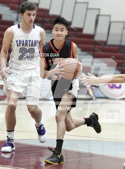 Thumbnail 3 in Spring Creek vs St. Thomas Aquinas - Canada (Rancho Mirage Holiday Invitational) photogallery.