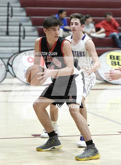 Thumbnail 2 in Spring Creek vs St. Thomas Aquinas - Canada (Rancho Mirage Holiday Invitational) photogallery.