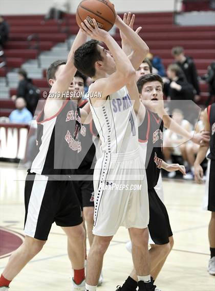 Thumbnail 3 in Spring Creek vs St. Thomas Aquinas - Canada (Rancho Mirage Holiday Invitational) photogallery.