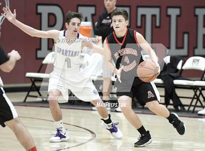 Thumbnail 2 in Spring Creek vs St. Thomas Aquinas - Canada (Rancho Mirage Holiday Invitational) photogallery.