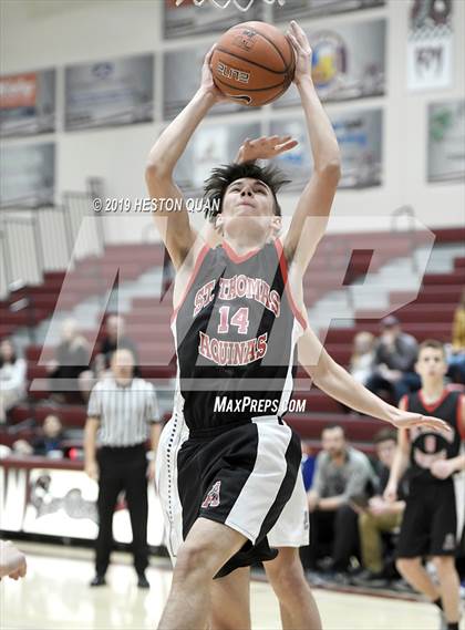 Thumbnail 2 in Spring Creek vs St. Thomas Aquinas - Canada (Rancho Mirage Holiday Invitational) photogallery.