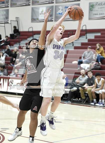 Thumbnail 2 in Spring Creek vs St. Thomas Aquinas - Canada (Rancho Mirage Holiday Invitational) photogallery.