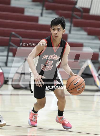 Thumbnail 1 in Spring Creek vs St. Thomas Aquinas - Canada (Rancho Mirage Holiday Invitational) photogallery.