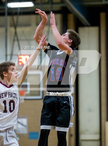 Thumbnail 1 in New Paltz vs. Goshen Central (Officials vs Cancer) photogallery.