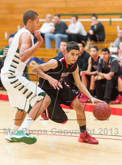 Thumbnail 2 in Valley Christian vs. St. Patrick-St. Vincent (Catholic School Winter Classic) photogallery.