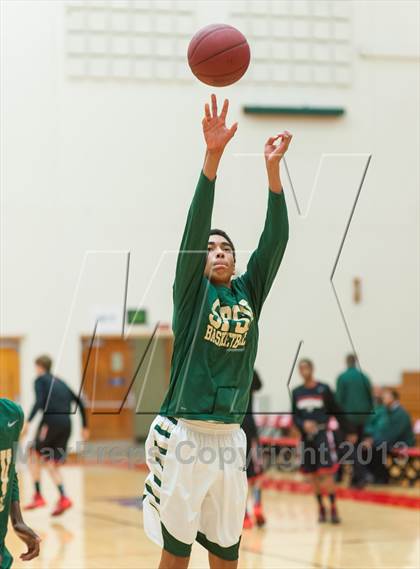 Thumbnail 2 in Valley Christian vs. St. Patrick-St. Vincent (Catholic School Winter Classic) photogallery.