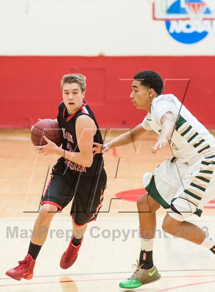 Thumbnail 3 in Valley Christian vs. St. Patrick-St. Vincent (Catholic School Winter Classic) photogallery.