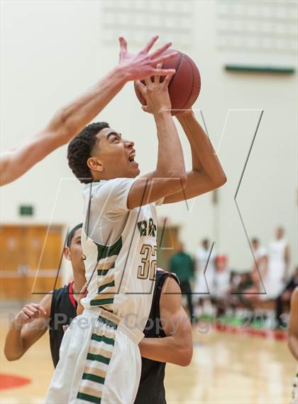 Thumbnail 3 in Valley Christian vs. St. Patrick-St. Vincent (Catholic School Winter Classic) photogallery.