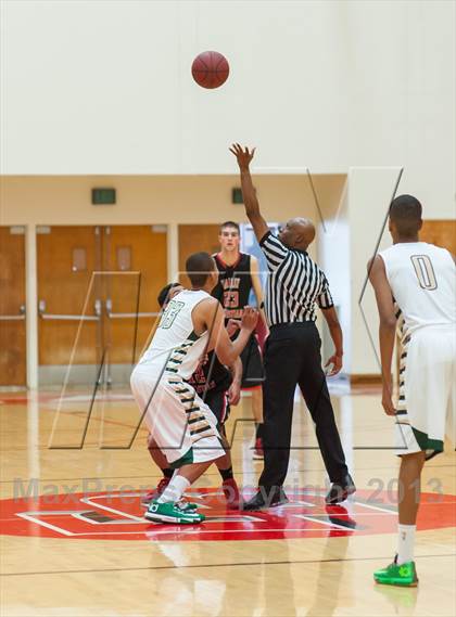 Thumbnail 1 in Valley Christian vs. St. Patrick-St. Vincent (Catholic School Winter Classic) photogallery.