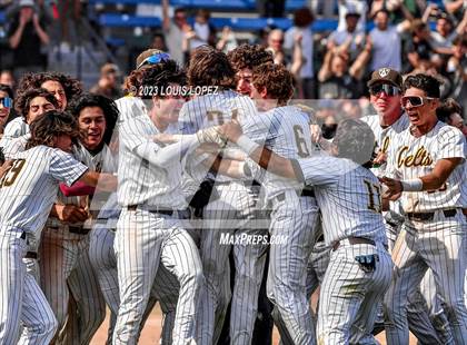 Thumbnail 1 in Crespi vs. South Hills (CIF SS DIV 2 Championship Final) photogallery.