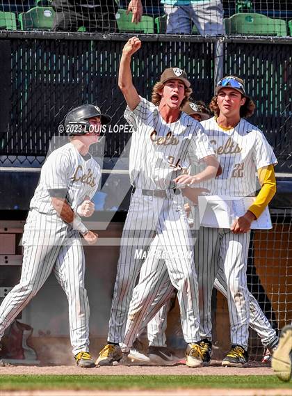 Thumbnail 1 in Crespi vs. South Hills (CIF SS DIV 2 Championship Final) photogallery.