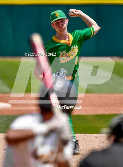 Thumbnail 2 in Crespi vs. South Hills (CIF SS DIV 2 Championship Final) photogallery.