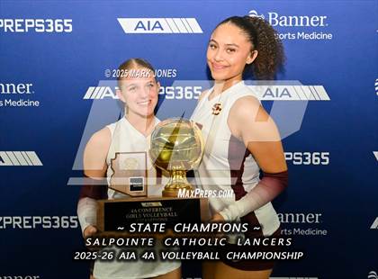 Thumbnail 3 in Salpointe Catholic vs. ALA - Queen Creek (AIA 4A Final - Awards) photogallery.