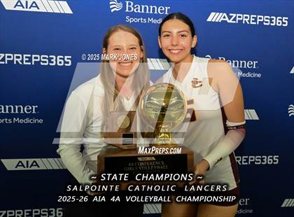 Thumbnail 1 in Salpointe Catholic vs. ALA - Queen Creek (AIA 4A Final - Awards) photogallery.