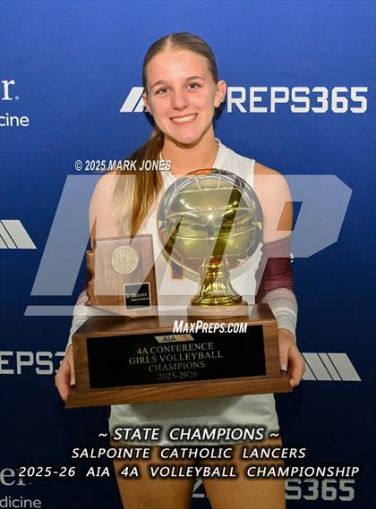 Thumbnail 3 in Salpointe Catholic vs. ALA - Queen Creek (AIA 4A Final - Awards) photogallery.