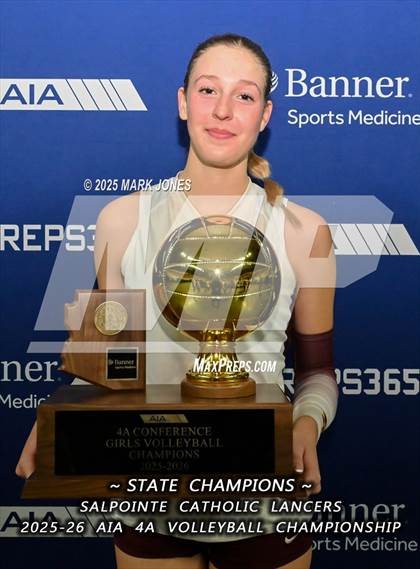 Thumbnail 3 in Salpointe Catholic vs. ALA - Queen Creek (AIA 4A Final - Awards) photogallery.