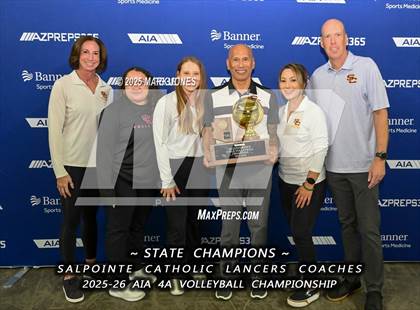 Thumbnail 1 in Salpointe Catholic vs. ALA - Queen Creek (AIA 4A Final - Awards) photogallery.